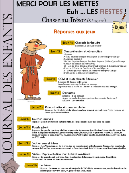 Merci pour les restes 2016 (réponses)